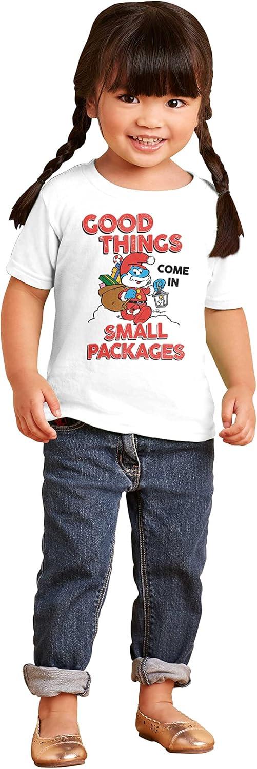 imageSanta Papa Smurf Toddler Boy Girl T ShirtWhite