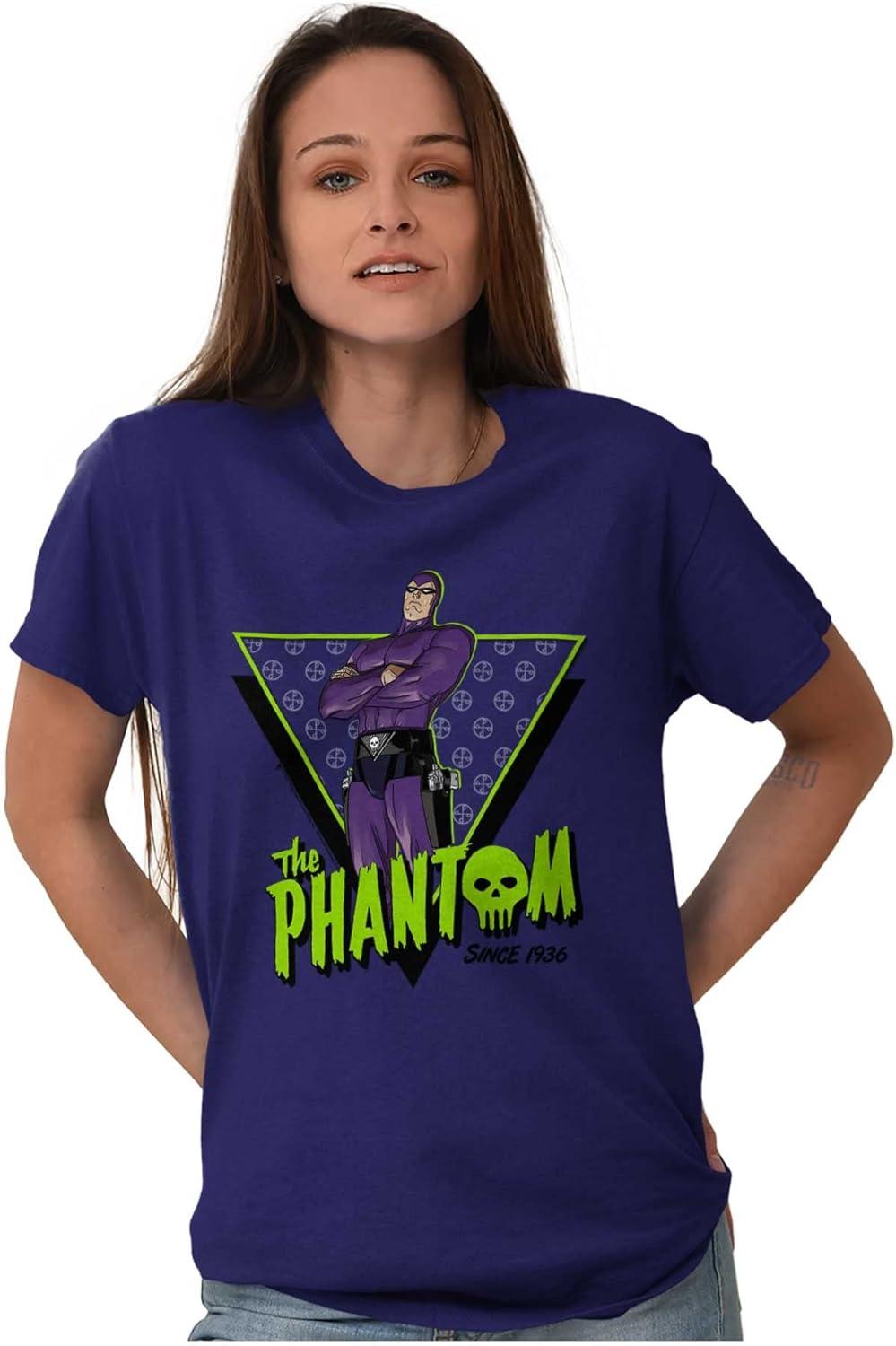 imageThe Phantom Skull Vintage Superhero Graphic T Shirt Men or WomenPurple