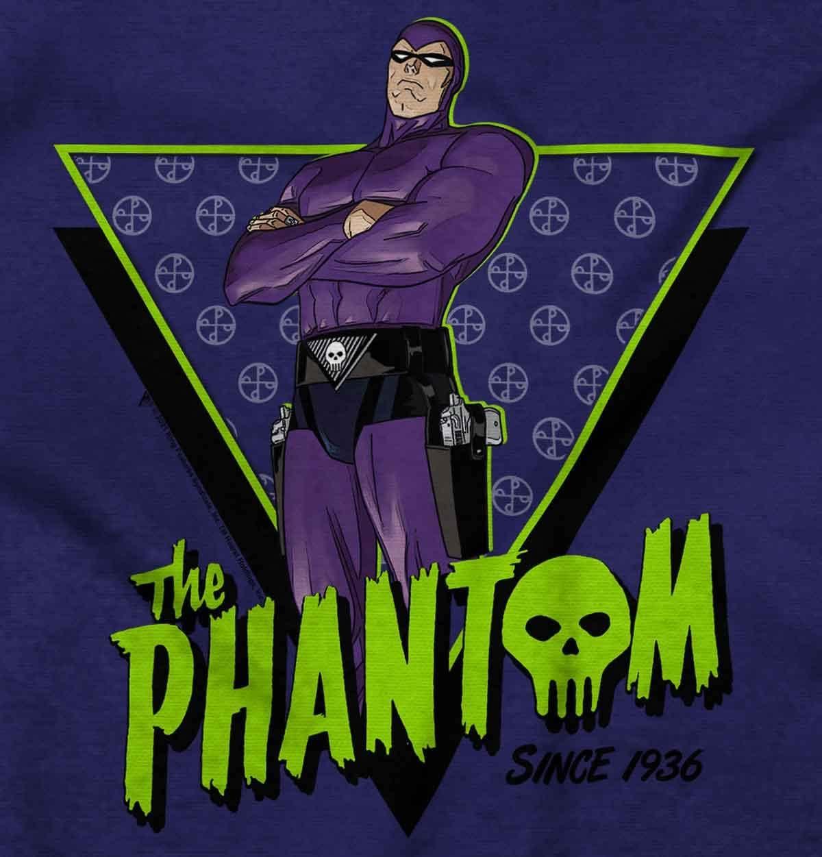 imageThe Phantom Skull Vintage Superhero Graphic T Shirt Men or WomenPurple