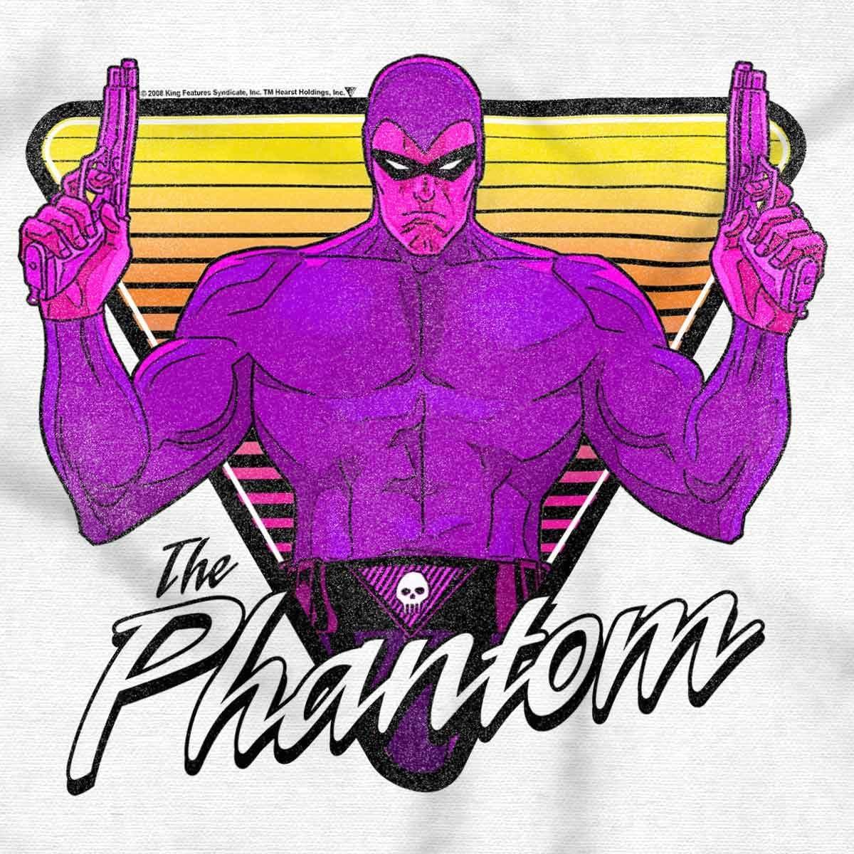 imageThe Phantom Vintage Superhero Crewneck T Shirts Boy GirlNatural