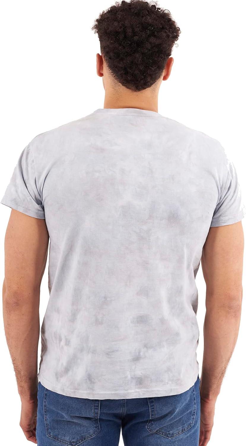 imageTie Dye Shirt Colorful Cloud Short Sleeve Knit TShirt Crewneck TopCrystal Grey