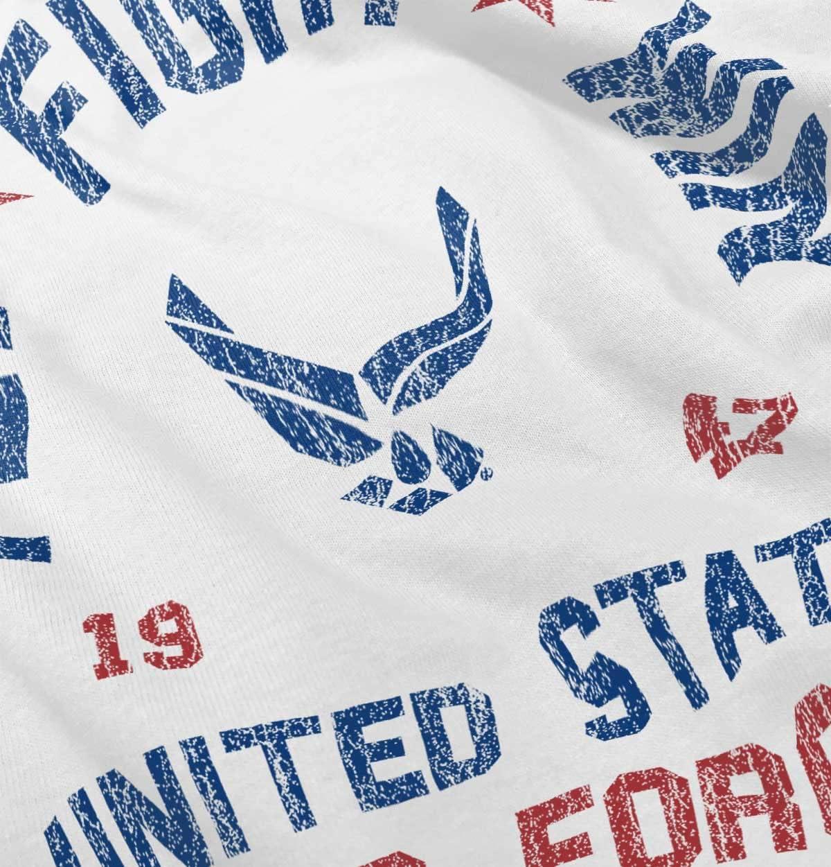 imageUS Air Force Fly Fight Win Vintage Toddler Boy Girl T ShirtWhite