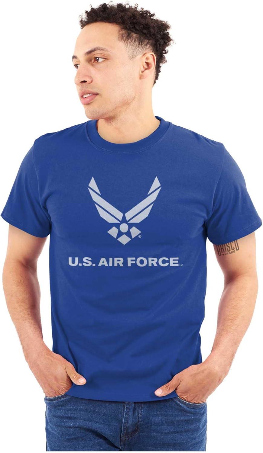 imageUS Air Force Symbol USAF Official Graphic T Shirt Men or WomenRoyal