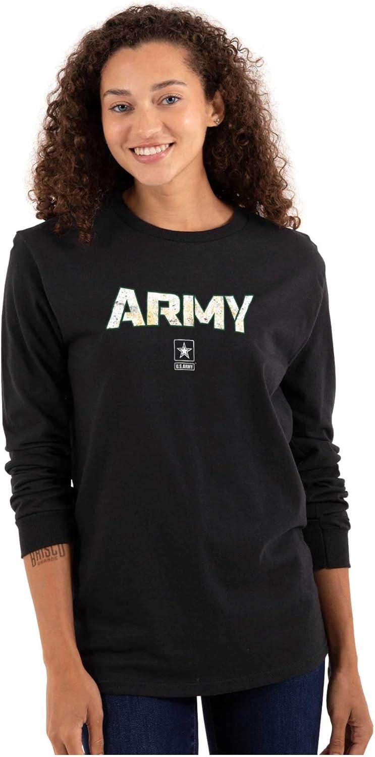 imageUS Army PT Style Casual Military Long Sleeve Tshirt Men WomenBlack