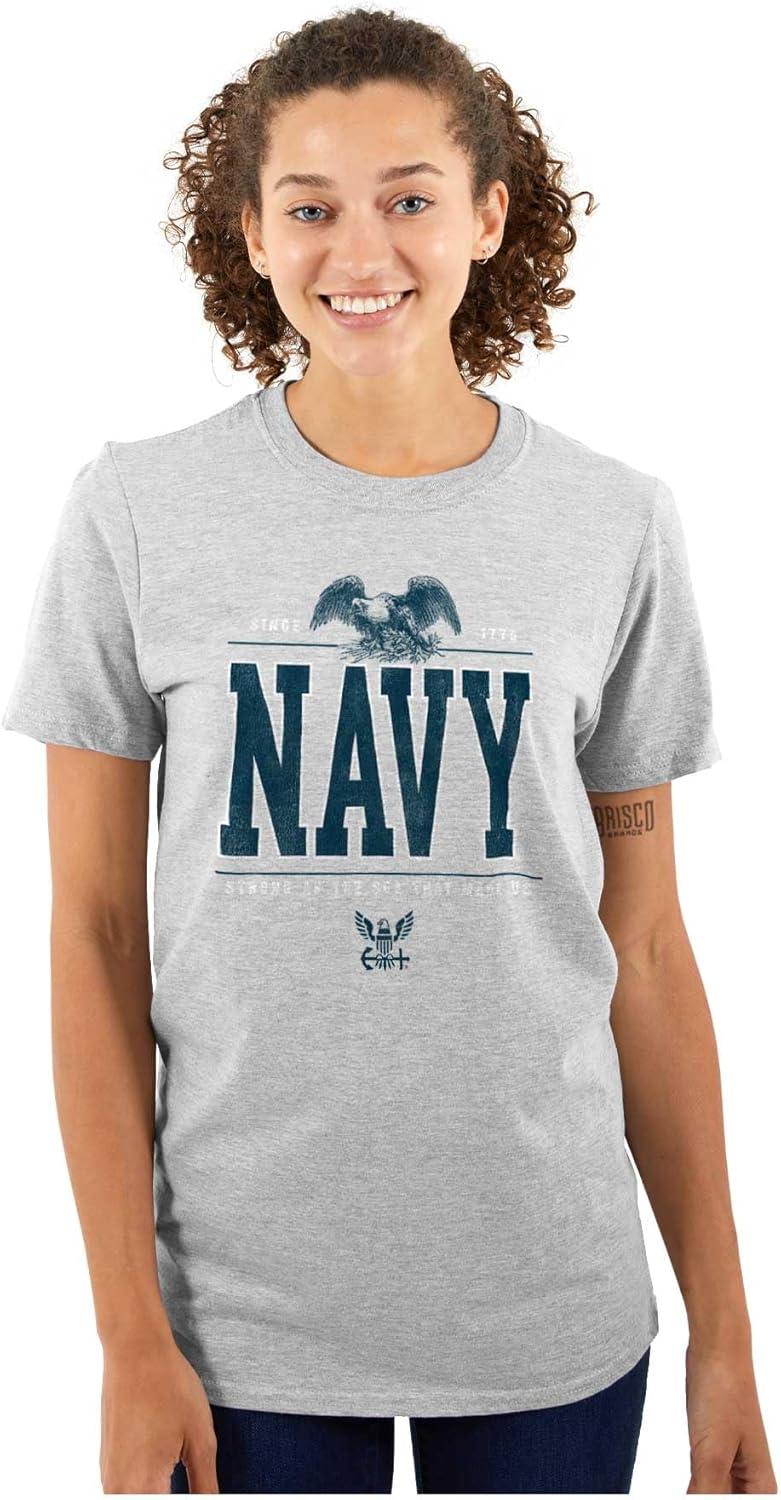 imageUS Navy Strong As Sea That Made Us Graphic T Shirt Men or WomenSport Grey