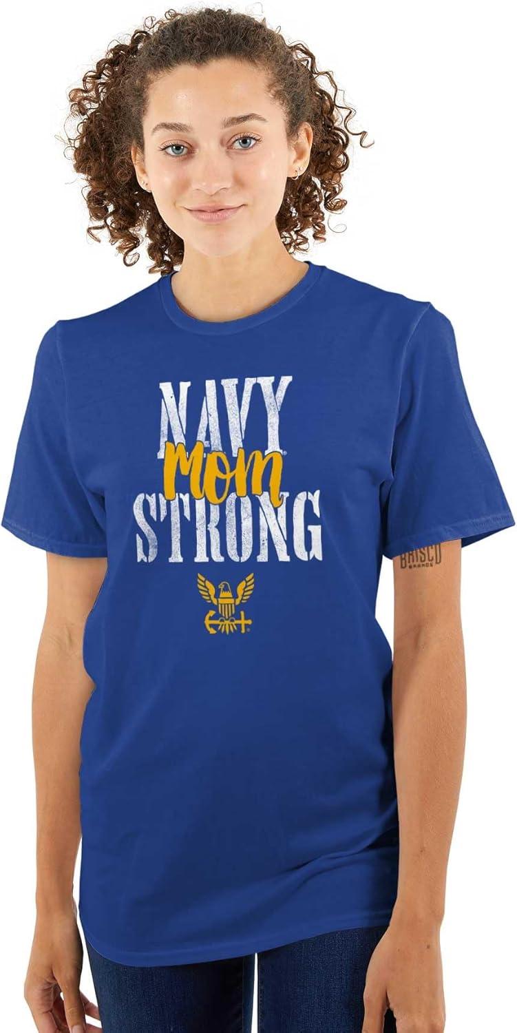 imageUnited States Navy Proud Mom Strong Womens Graphic T Shirt TeesRoyal