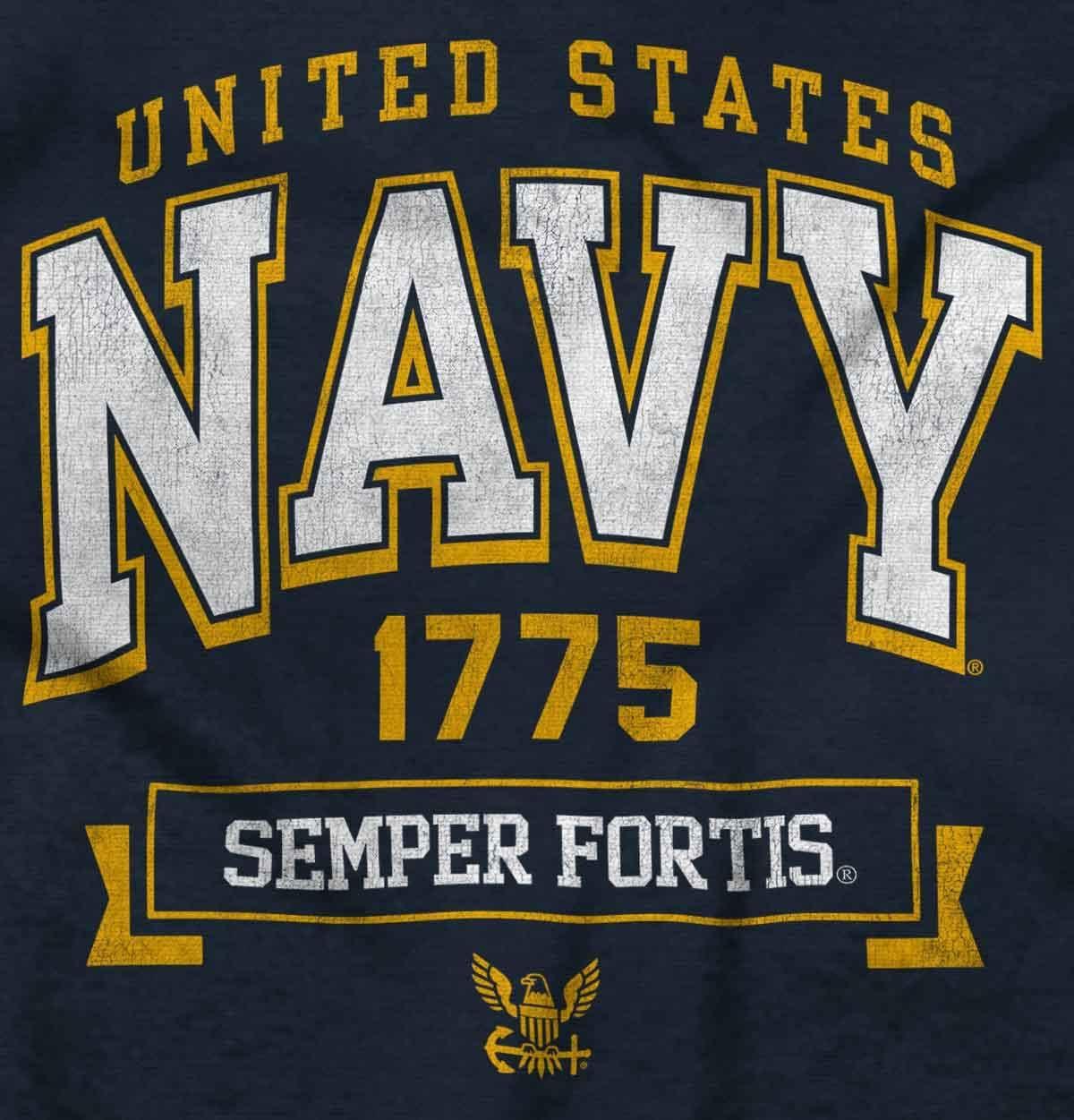imageUnited States Navy Semper Fortis 1775 Womens Slim Fit Graphic TeeNavy