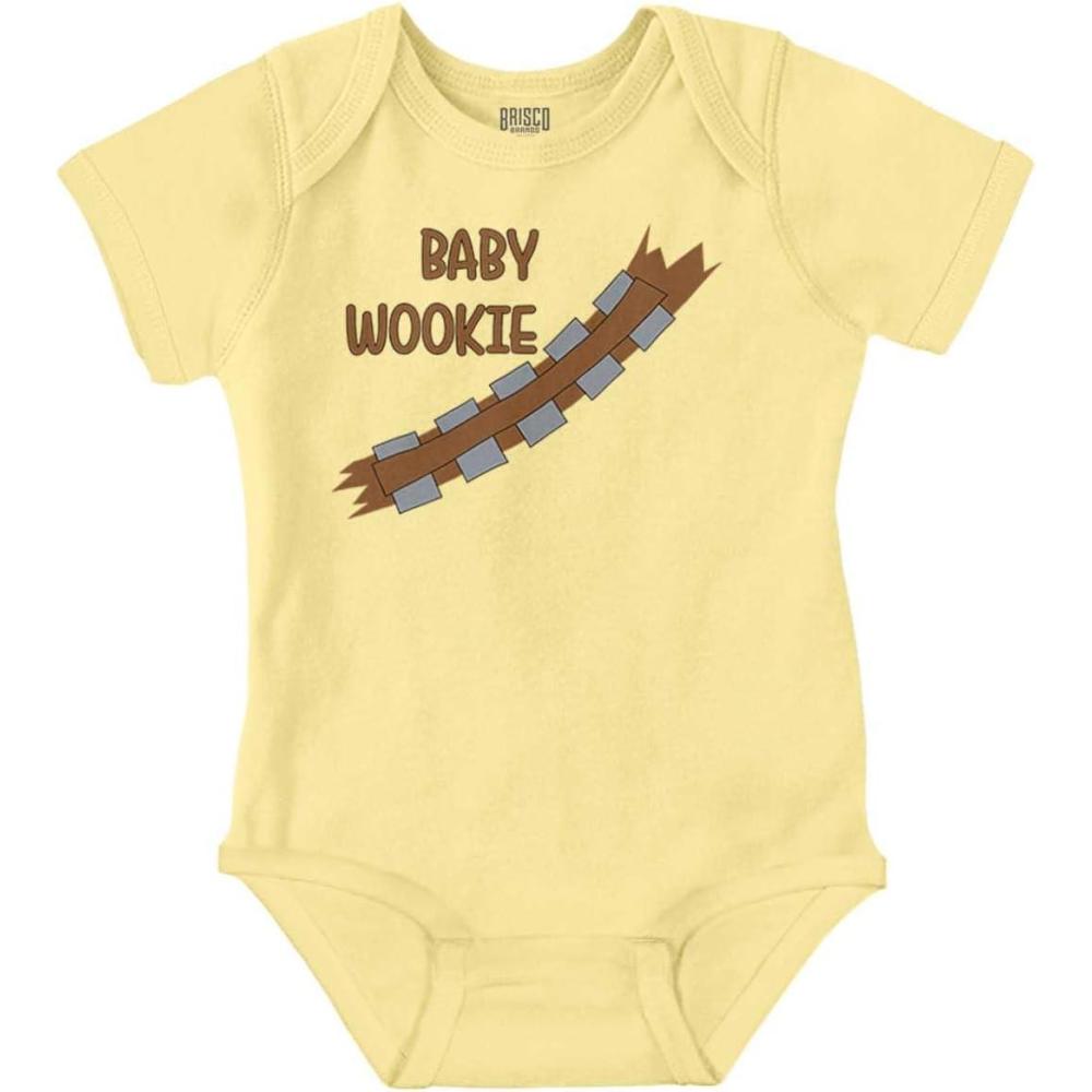 imageBrisco Brands Dark Galaxy Space Humanoid Sidekick Baby Romper Boys or GirlsBanana