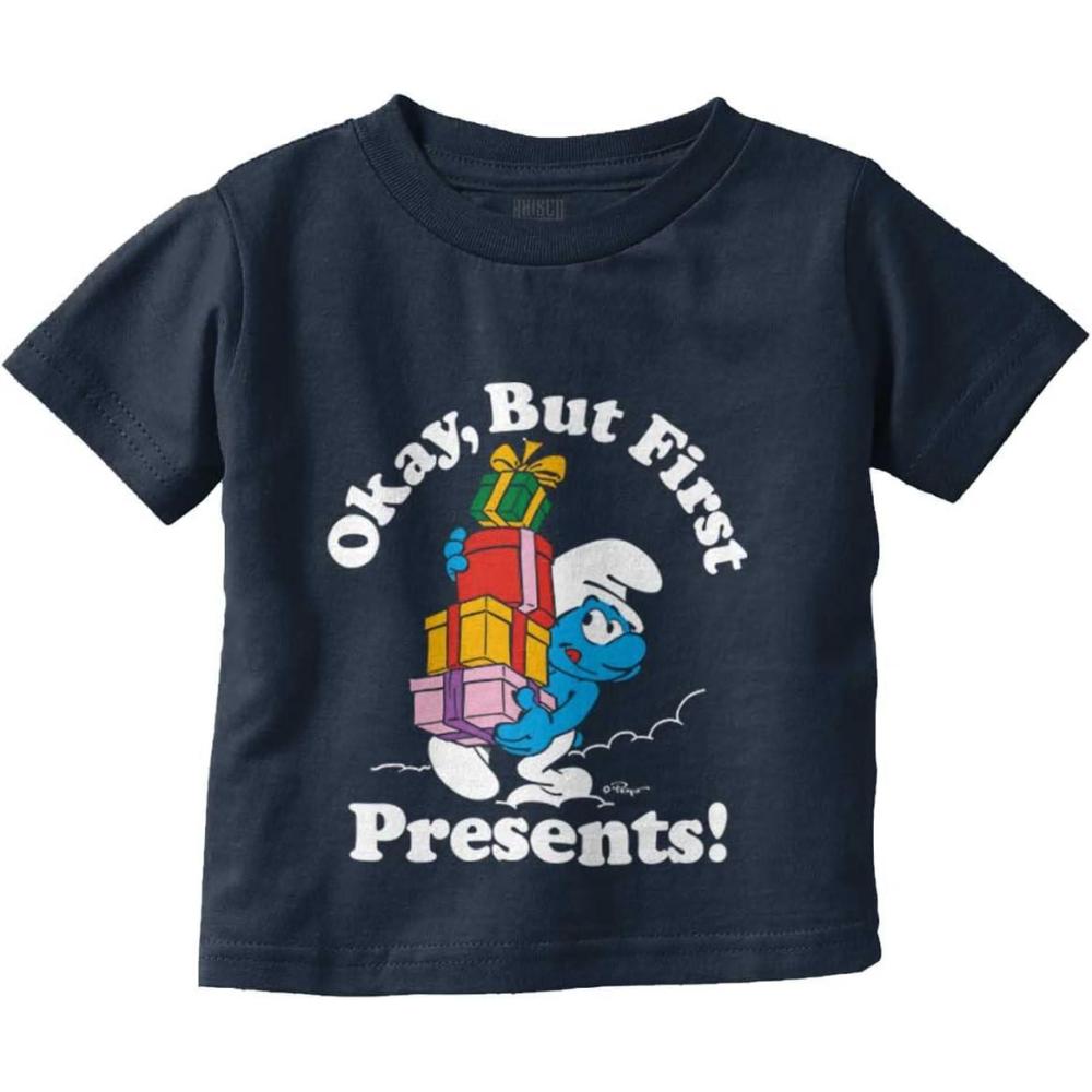 imageBrisco Brands Smurfs Cartoon Toddler Boy Girl T ShirtNavy