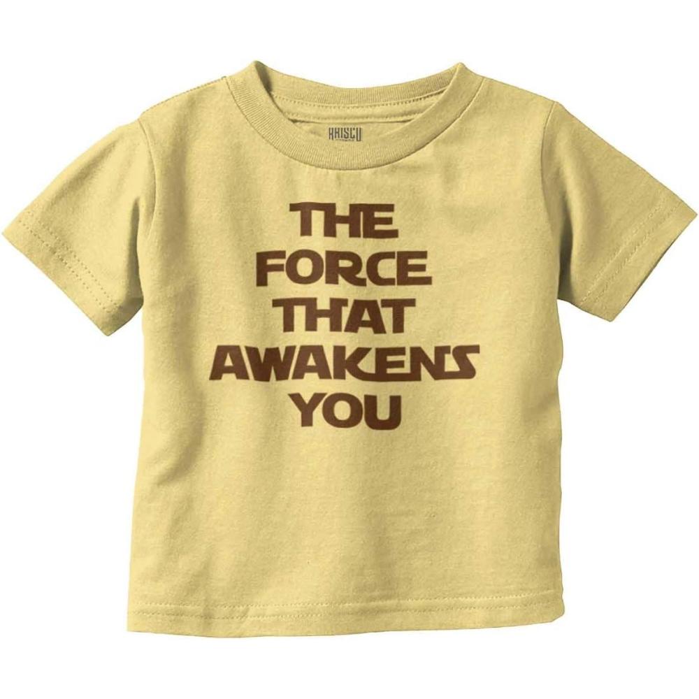 imageBrisco Brands The That Awakens You Dark Galaxy Toddler Boy Girl T ShirtButter