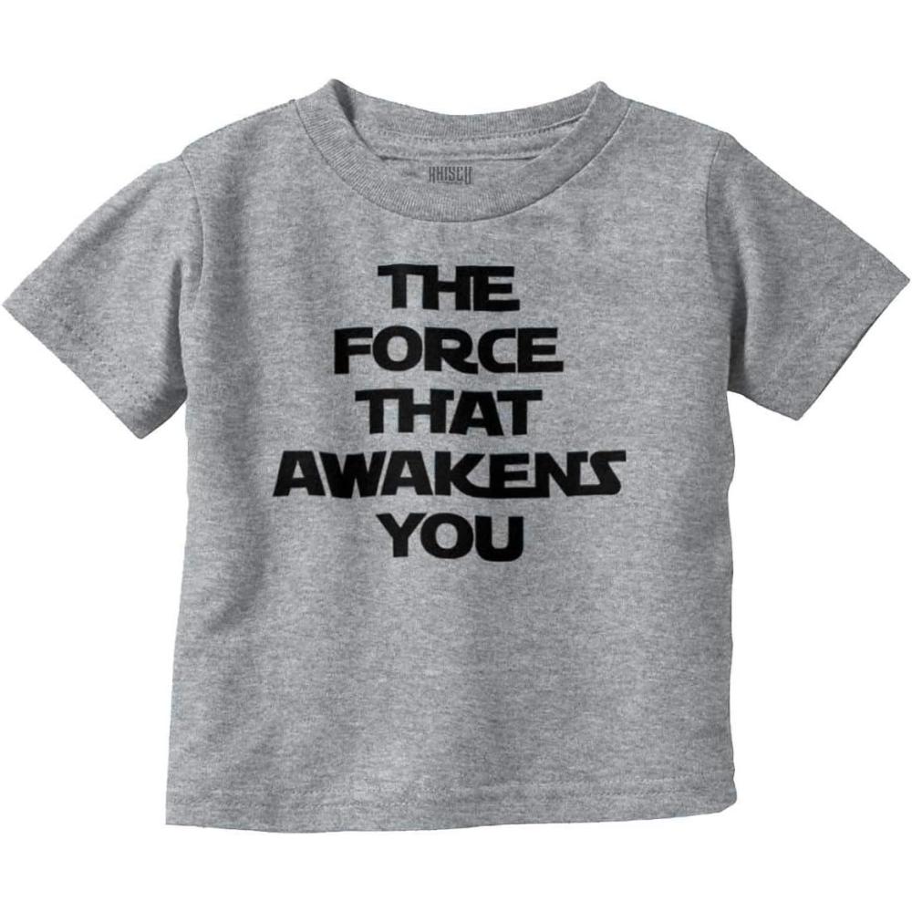 imageBrisco Brands The That Awakens You Dark Galaxy Toddler Boy Girl T ShirtHeather