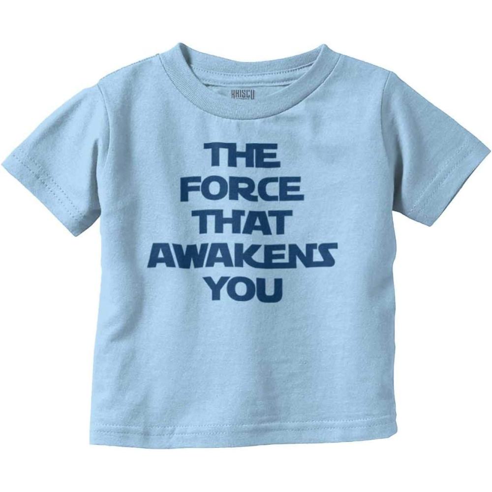 imageBrisco Brands The That Awakens You Dark Galaxy Toddler Boy Girl T ShirtLight Blue