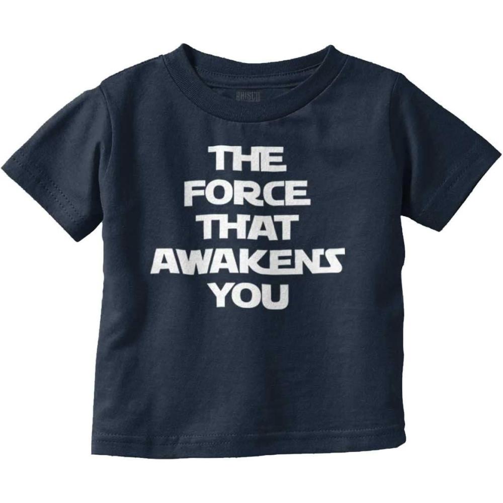 imageBrisco Brands The That Awakens You Dark Galaxy Toddler Boy Girl T ShirtNavy