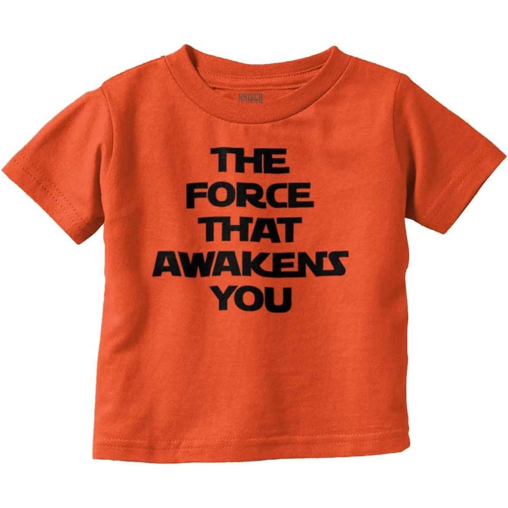 imageBrisco Brands The That Awakens You Dark Galaxy Toddler Boy Girl T ShirtOrange