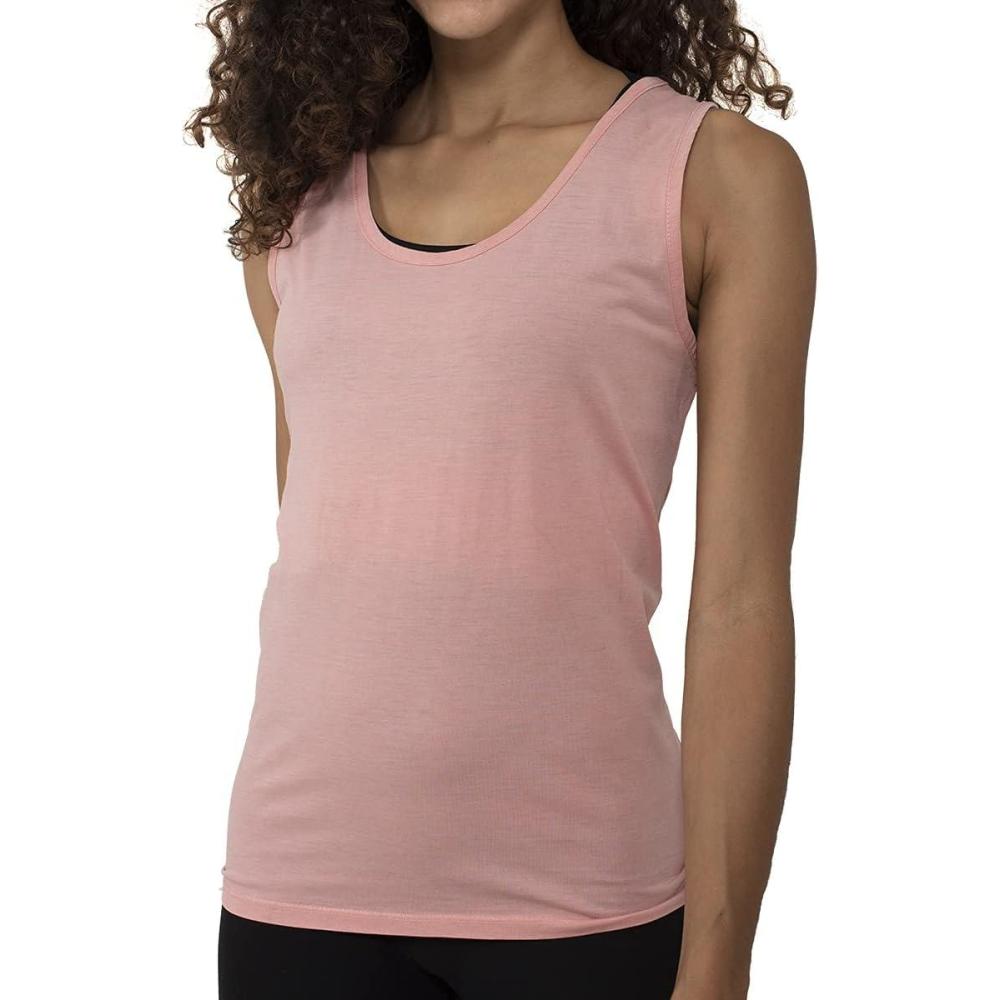 imageBrisco Brands Womens Tie Back Tank Top Juniors Backless Sleevless TShirtCoral
