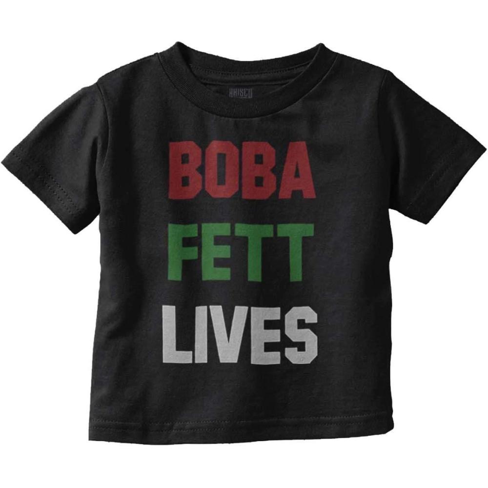 imageGalactic Bounty Hunter Nerdy Geek Toddler Boy Girl T ShirtBlack