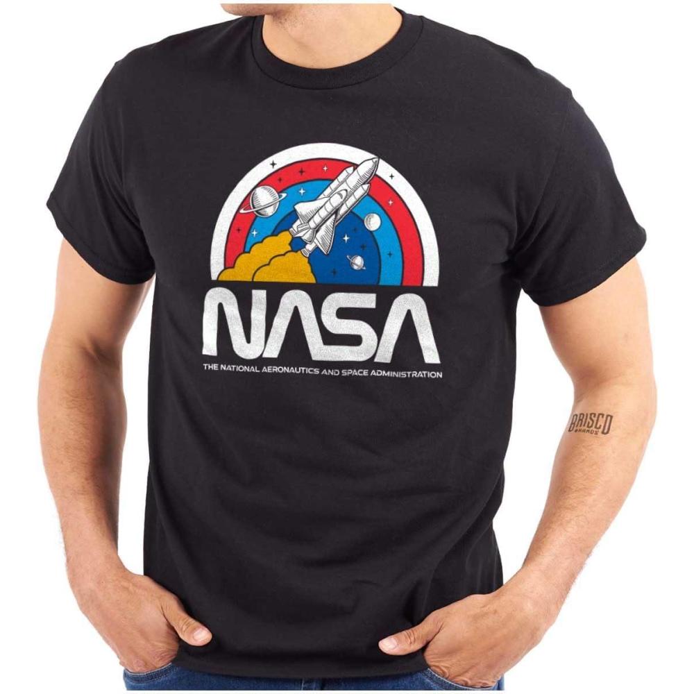 imageNASA Vintage Retro Space Shuttle Graphic T Shirt Men or WomenBlack