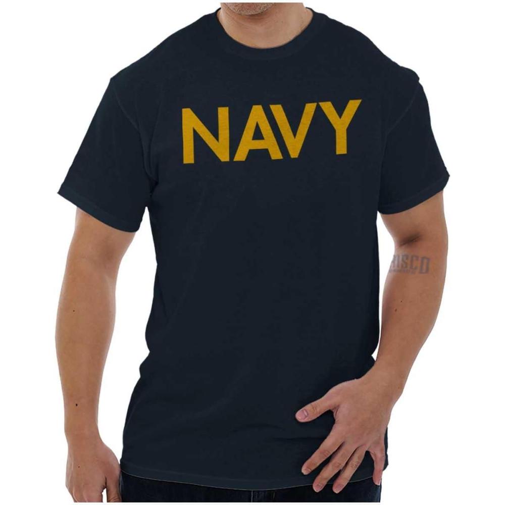 imageNavy Military Physical Training PT Exercise Workout Graphic T ShirtNavy