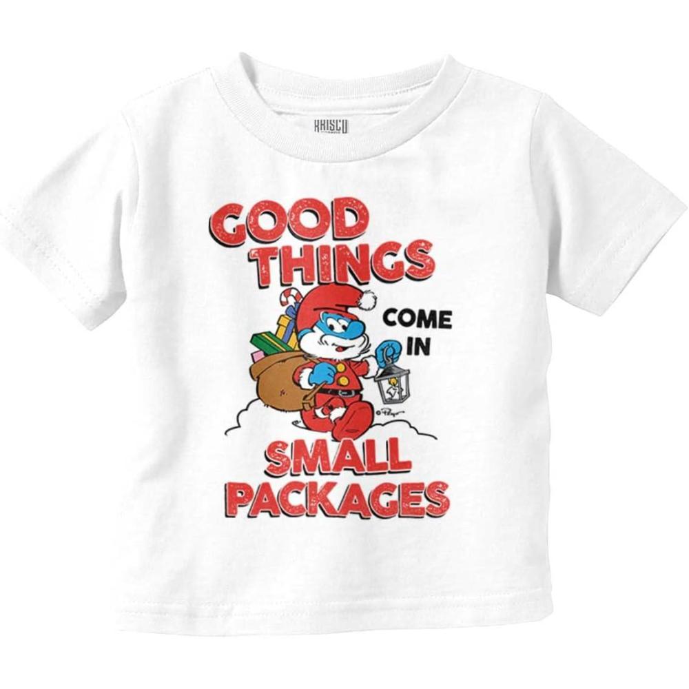 imageSanta Papa Smurf Toddler Boy Girl T ShirtWhite