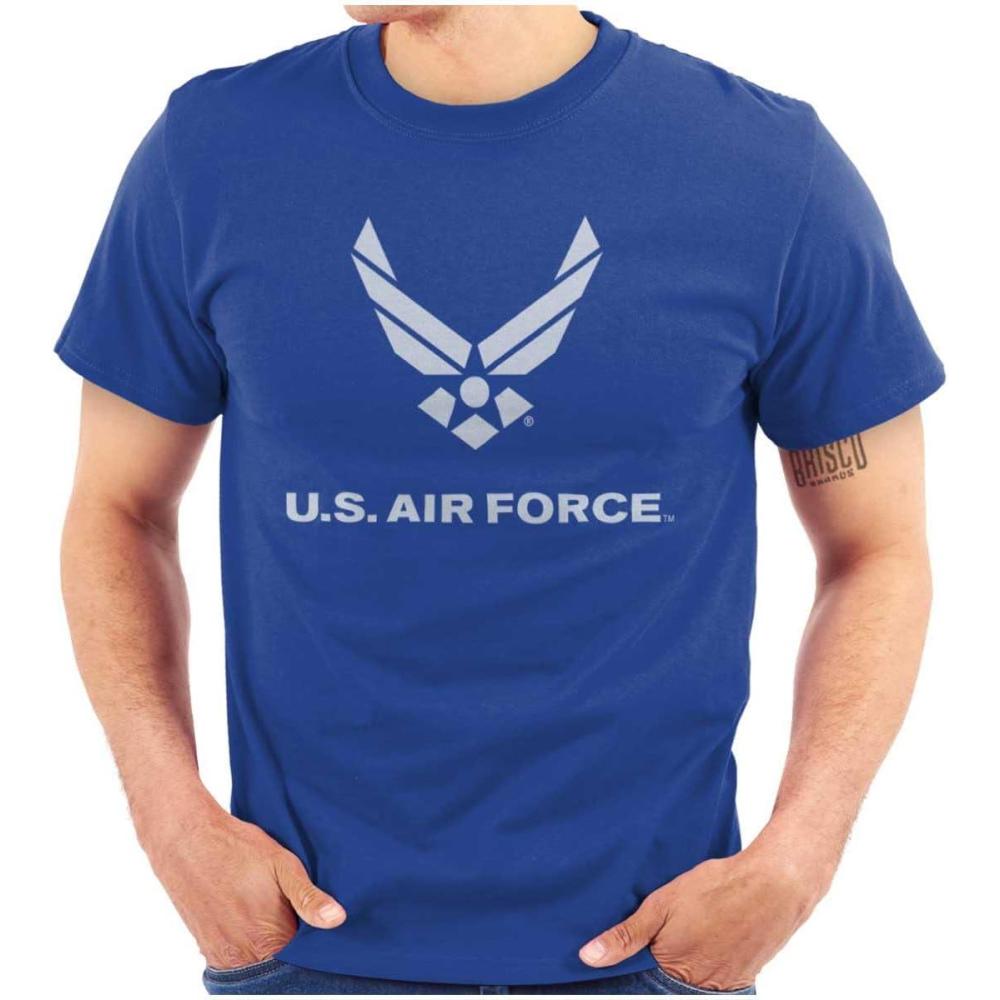 imageUS Air Force Symbol USAF Official Graphic T Shirt Men or WomenRoyal