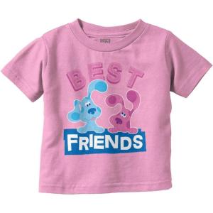 Blues Clues Magenta Best Friends Toddler Boy Girl T Shirt(Pink)