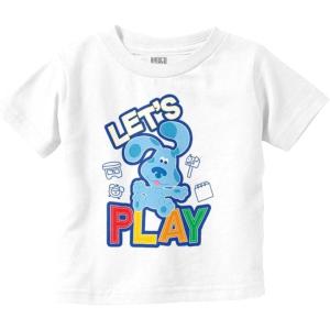 Blues Clues and Friends Lets Play Toddler Boy Girl T Shirt(White)
