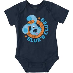 Brisco Brands Cute Blues Clues Puppy and Friends Baby Romper Boys or Girls(Navy)