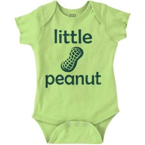 Brisco Brands Little Peanut Tiny Adorable Babies Baby Romper Boys or Girls(Key Lime)