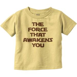 Brisco Brands The That Awakens You Dark Galaxy Toddler Boy Girl T Shirt(Butter)