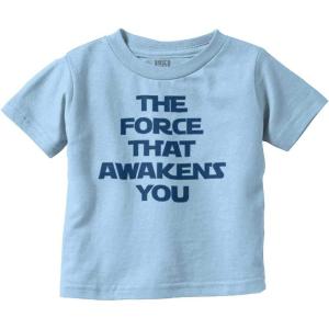 Brisco Brands The That Awakens You Dark Galaxy Toddler Boy Girl T Shirt(Light Blue)