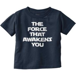 Brisco Brands The That Awakens You Dark Galaxy Toddler Boy Girl T Shirt(Navy)