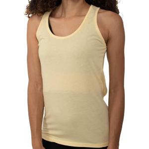 Brisco Brands Womens Tie Back Tank Top Juniors Backless Sleevless T-Shirt(Banana)