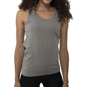 Brisco Brands Womens Tie Back Tank Top Juniors Backless Sleevless T-Shirt(Grey)