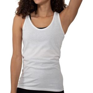 Brisco Brands Womens Tie Back Tank Top Juniors Backless Sleevless T-Shirt(White)