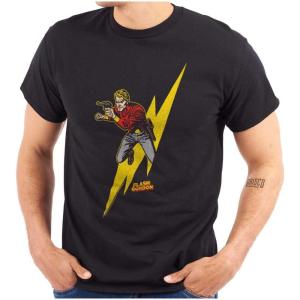 Flash Gordon Lightning Bolt Comics Graphic T Shirt Men or Women(Black)