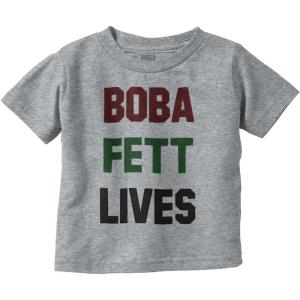 Galactic Bounty Hunter Nerdy Geek Toddler Boy Girl T Shirt(Heather)