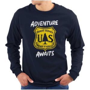 US National Forest Service Adventure Long Sleeve Tshirt Men Women
