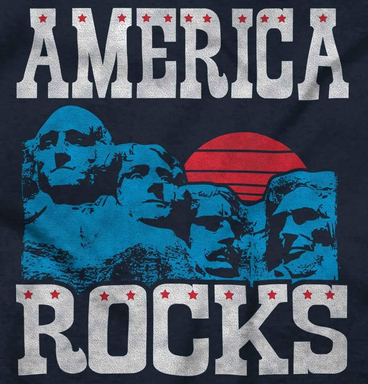 imageAmerica Rocks Mount Rushmore USA Graphic T Shirt Men or WomenNavy