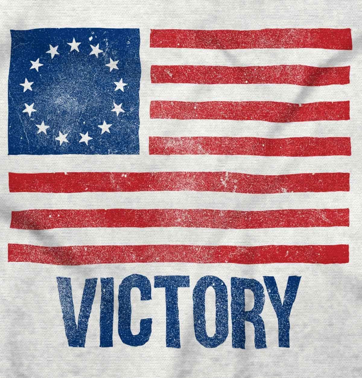 imageAmerican Colonies Flag USA Victory Womens Slim Fit Graphic TeeWhite