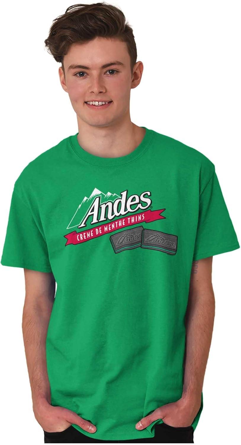 imageAndes Chocolate Mints Original Logo Graphic T Shirt Men or WomenAntique Irish Green