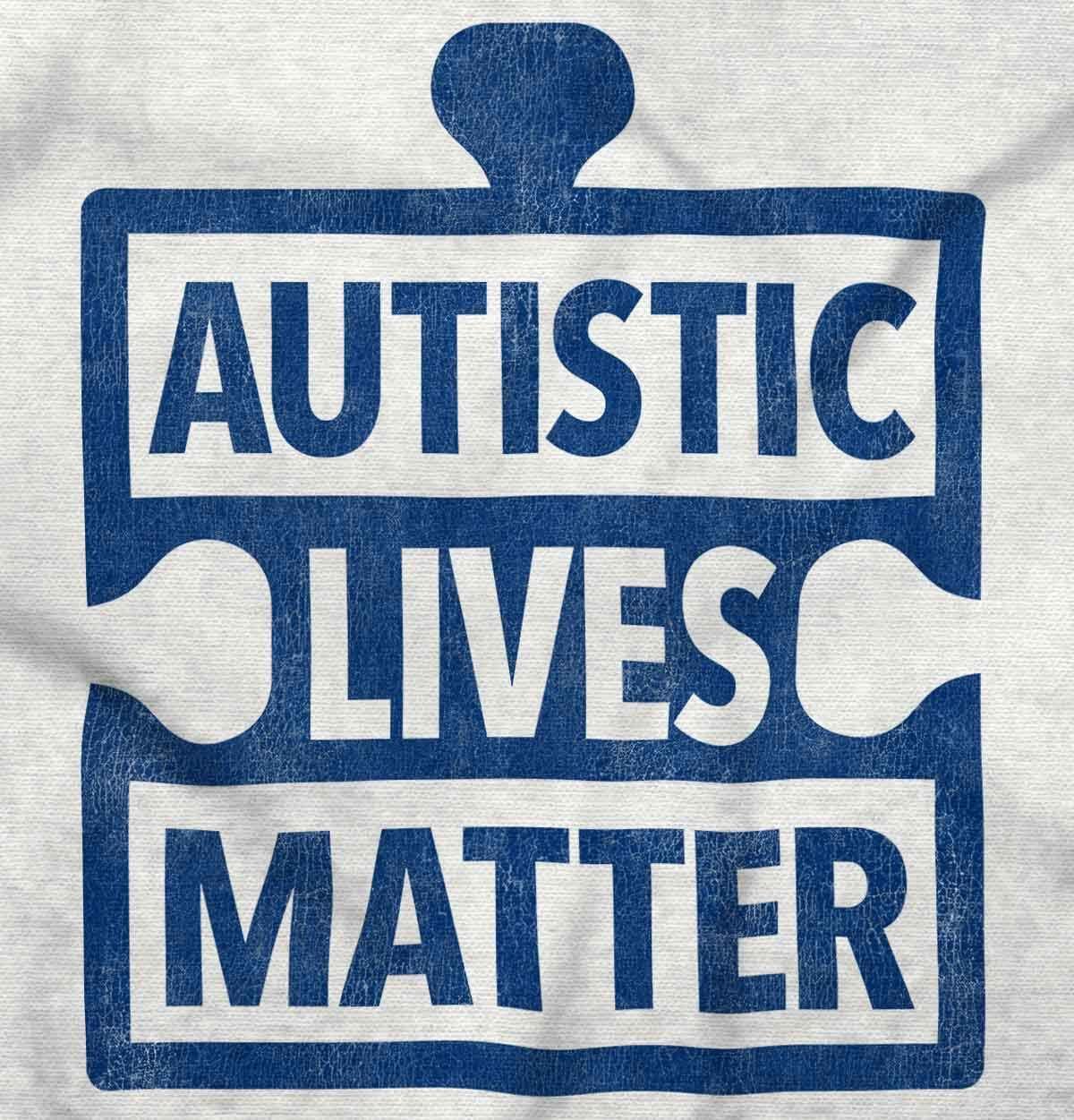 imageAutistic Lives Matter Autism Aware Graphic T Shirt Men or WomenWhite