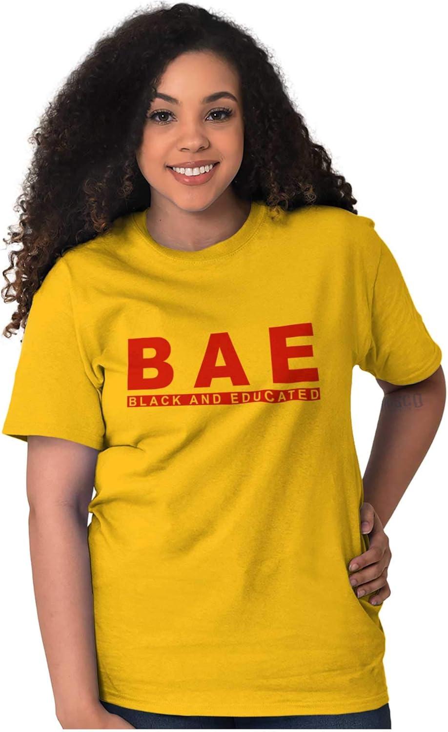 imageBAE Black and Educated Kings Queens Graphic T Shirt Men or WomenGold