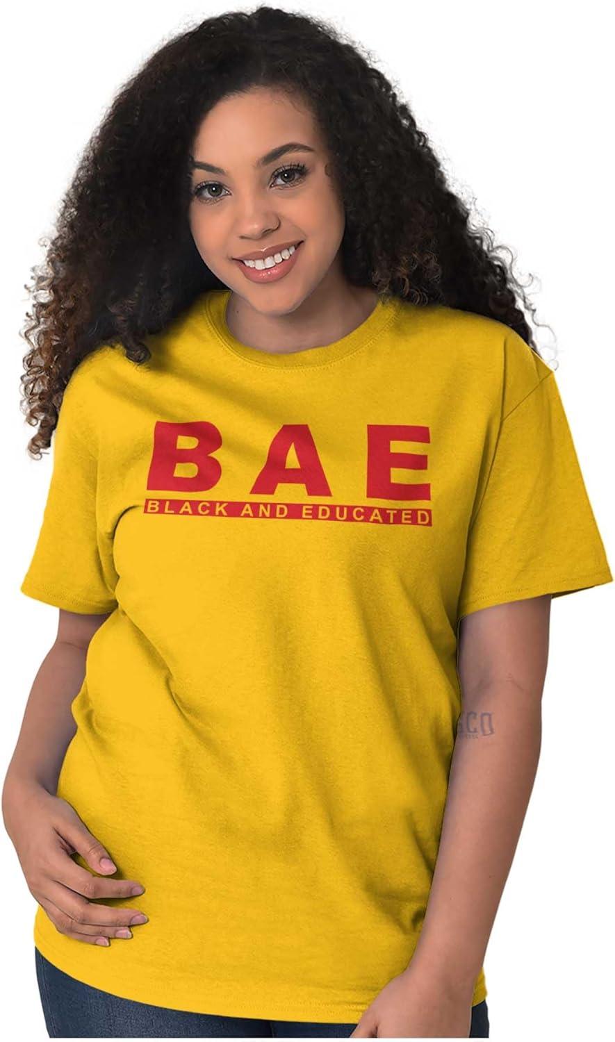 imageBAE Black and Educated Kings Queens Graphic T Shirt Men or WomenGold