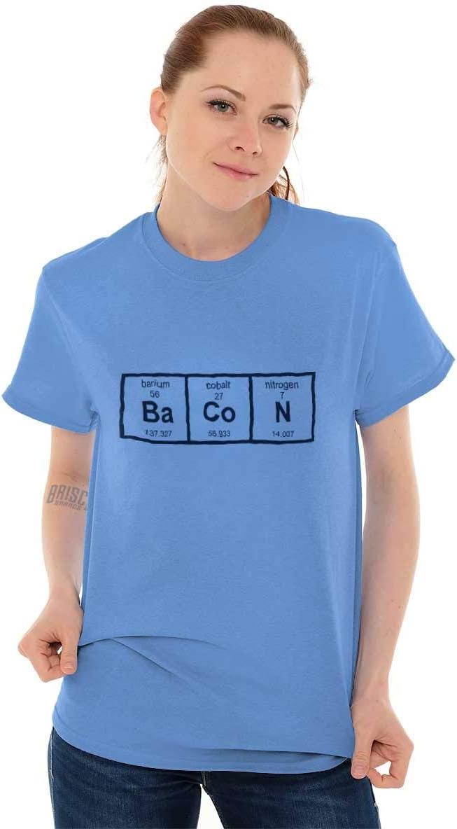imageBa Co N Bacon Food Science Nerd Geeky Graphic T Shirt Men or WomenCarolina Blue
