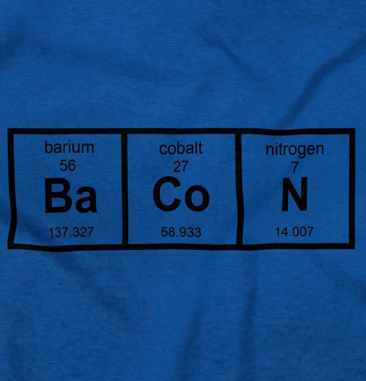 imageBa Co N Bacon Food Science Nerd Geeky Graphic T Shirt Men or WomenRoyal