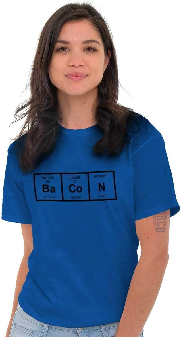 imageBa Co N Bacon Food Science Nerd Geeky Graphic T Shirt Men or WomenRoyal