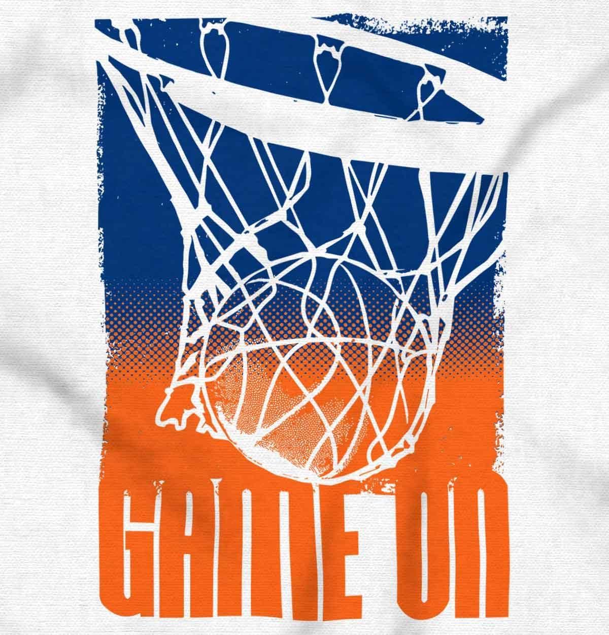 imageBasketball Hoop Athlete Game On Boys Kids T Shirt Tees TopsWhite