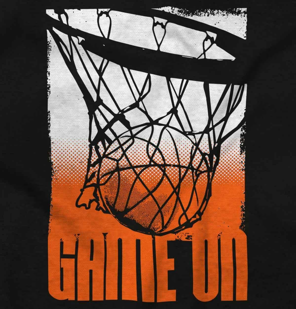 imageBasketball Hoop Athlete Game On Mens Graphic T Shirt TeesBlack