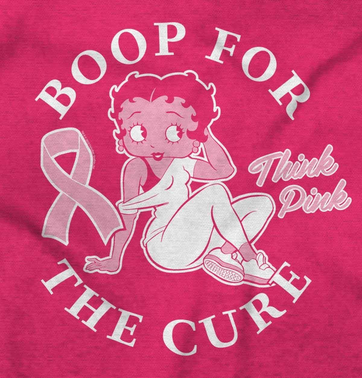 imageBreast Cancer Betty Boop for The Cure Womens Graphic T Shirt TeesHeliconia