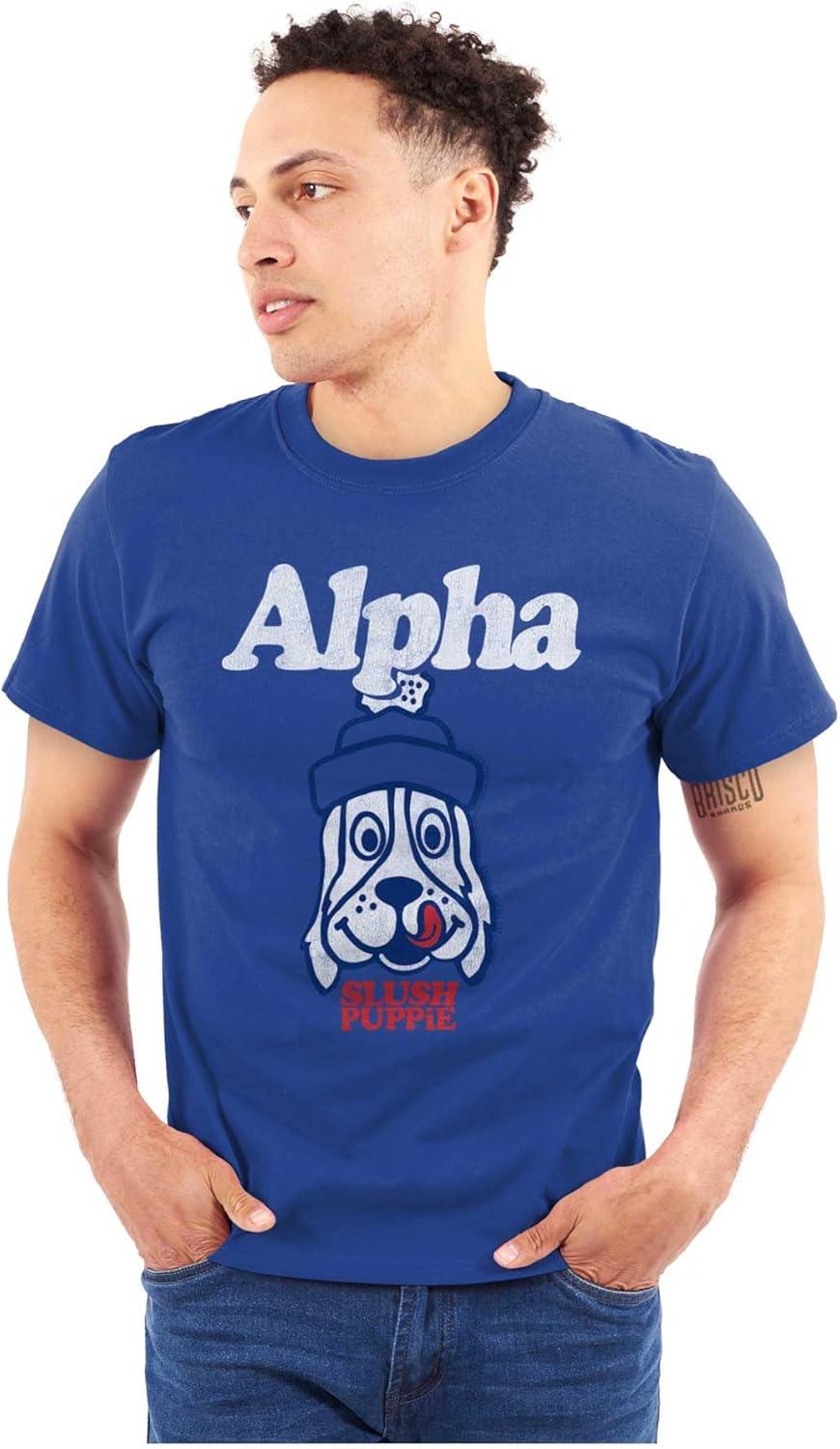 imageBrisco Brands Alpha Dog Slush Puppie 80s Logo Graphic T Shirt Men or WomenRoyal